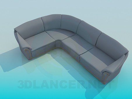 3D Modell Couch - Vorschau