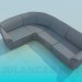 3D Modell Couch - Vorschau