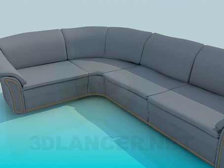 3d model Couch - preview 3d model Couch - preview