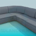 3D Modell Couch - Vorschau