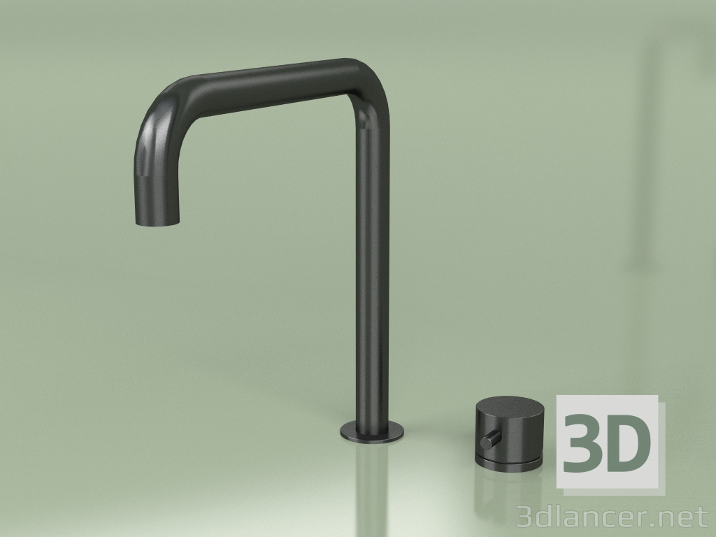 3d model Two-hole mixer with swivel spout H 256 mm (12 08, ON) - preview