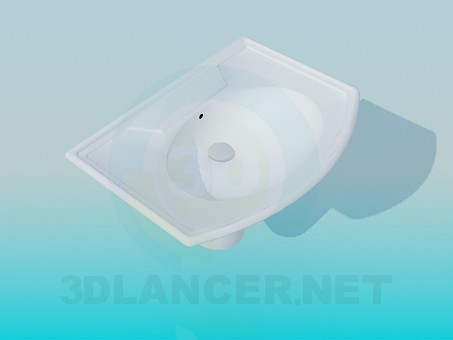 modelo 3D Lavabo con tableros - escuchar modelo 3D Lavabo con tableros - escuchar