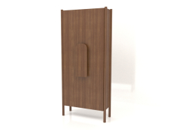Wardrobe with short handles W 01 (800x300x1800, wood brown light)
