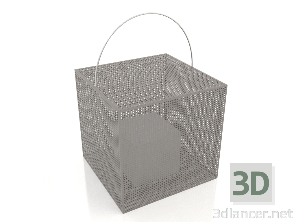 3 डी मॉडल मोमबत्ती बॉक्स 2 (क्वार्ट्ज ग्रे) - पूर्वावलोकन