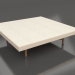 modello 3D Tavolino quadrato (Sabbia, DEKTON Danae) - anteprima