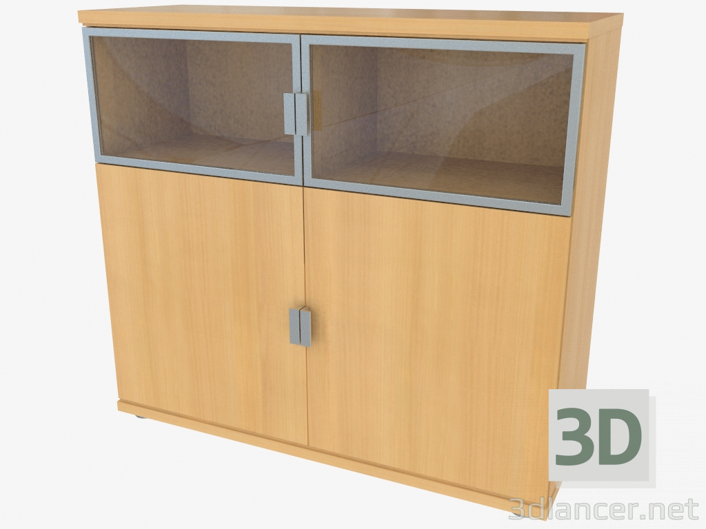 3d model Buffet high two-section (490-44) - preview