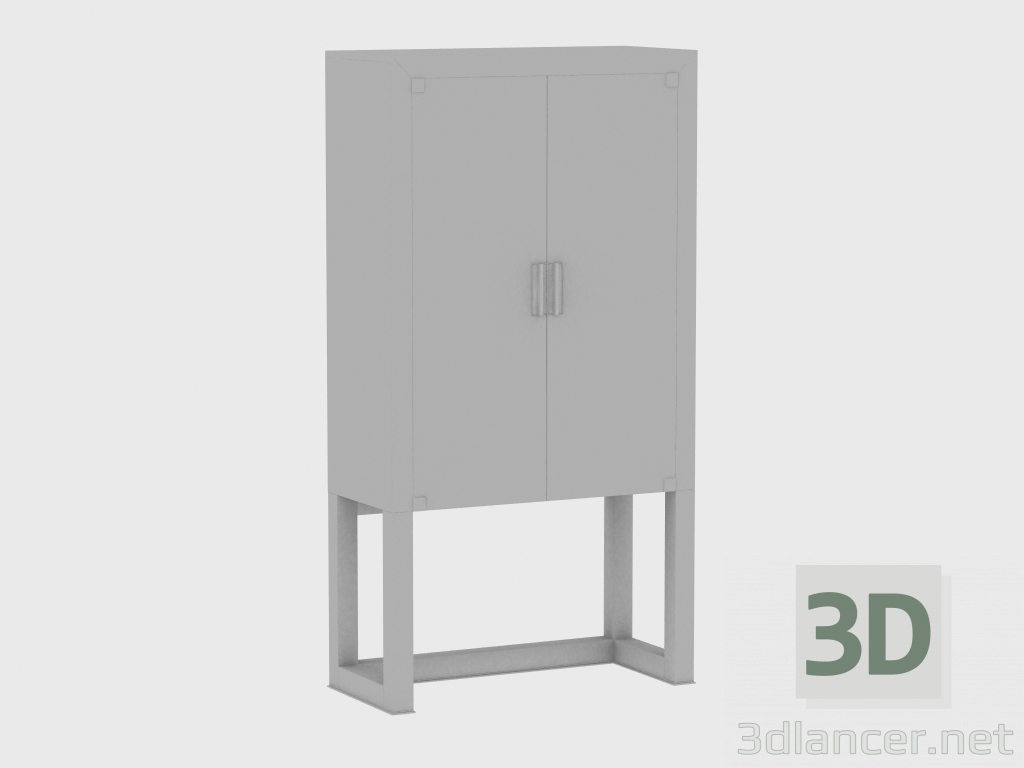 3D Modell Sideboard ORWELL SHOWCASE (100x45xH190) - Vorschau