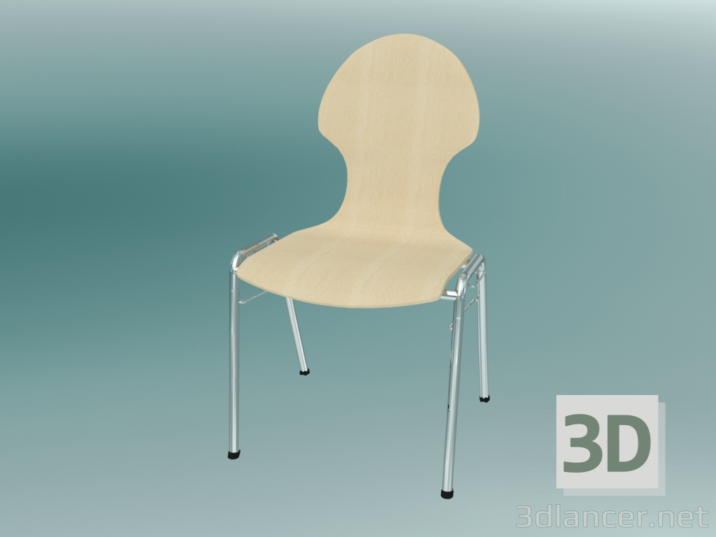 Modelo 3d Cadeira de conferência (K12H) - preview