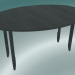 Modelo 3d Mesa de jantar desdobrável (Dark Oak) - preview
