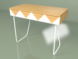 Large Woo Desk (white, light veneer)