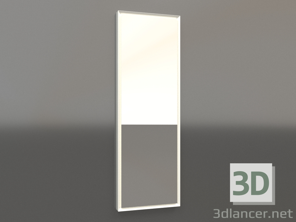 3d модель Зеркало ZL 21 (400x1200, white plastic) – превью