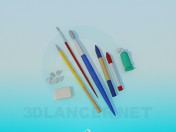 Kit de ferramentas do artista
