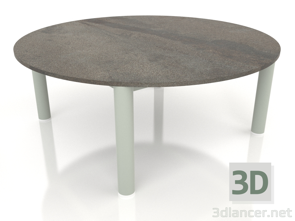 3d модель Стіл журнальний D 90 (Cement grey, DEKTON Radium) – превью