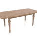 3d model Dining table (gold oak) - preview