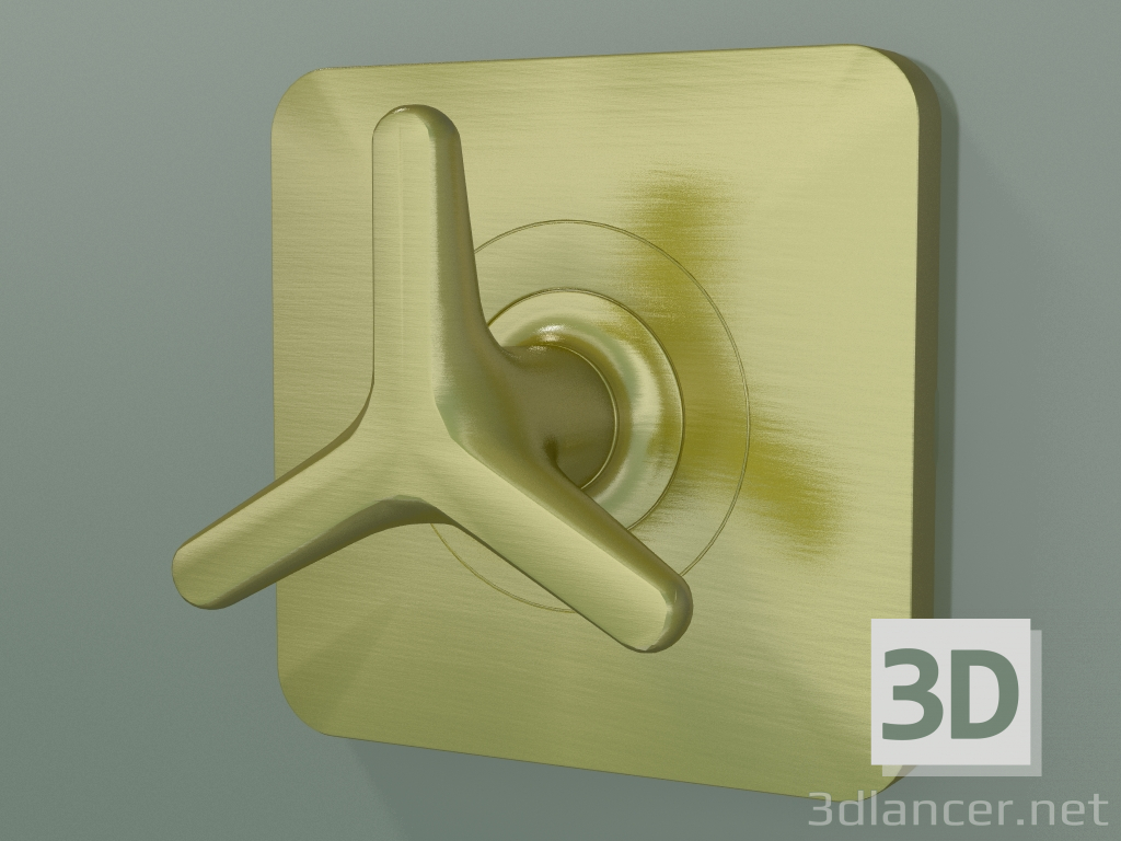 3D modeli Gizli montaj için yıldız kollu kapatma vanası (34980950) - önizleme