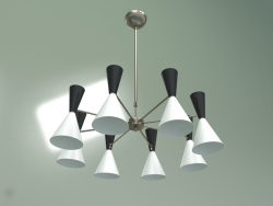 Lámpara de techo Stilnovo Style, 8 luces