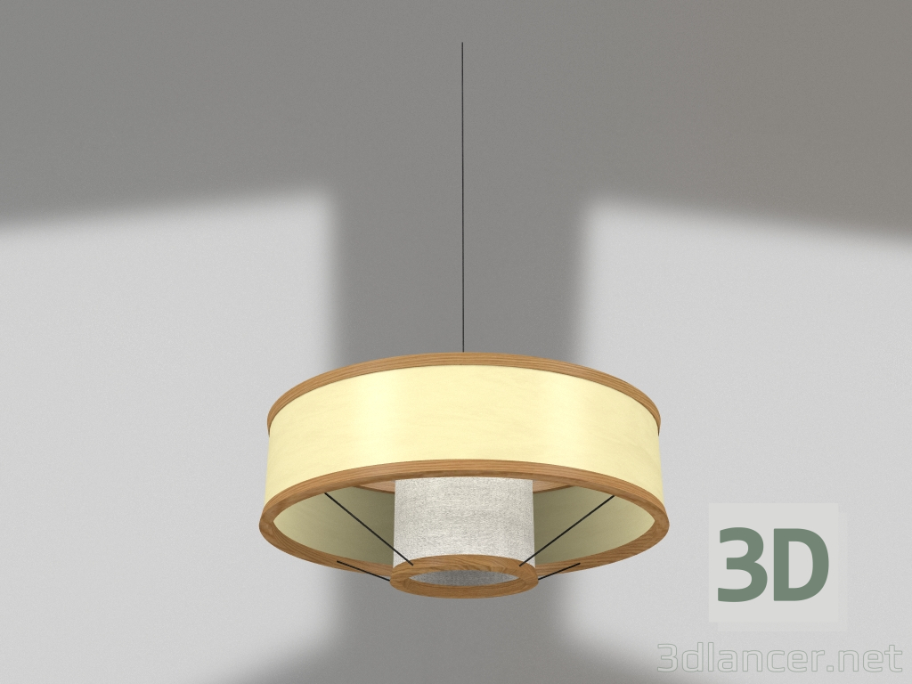 modello 3D Lampada a sospensione Obon - anteprima