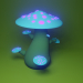 hongo nuclear 3D modelo Compro - render