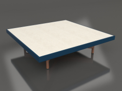 Table basse carrée (Gris bleu, DEKTON Danae)