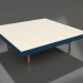 3d модель Квадратный журнальный столик (Grey blue, DEKTON Danae) – превью