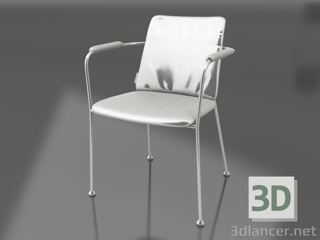 3d model Silla Fab (negro chocolate) - vista previa