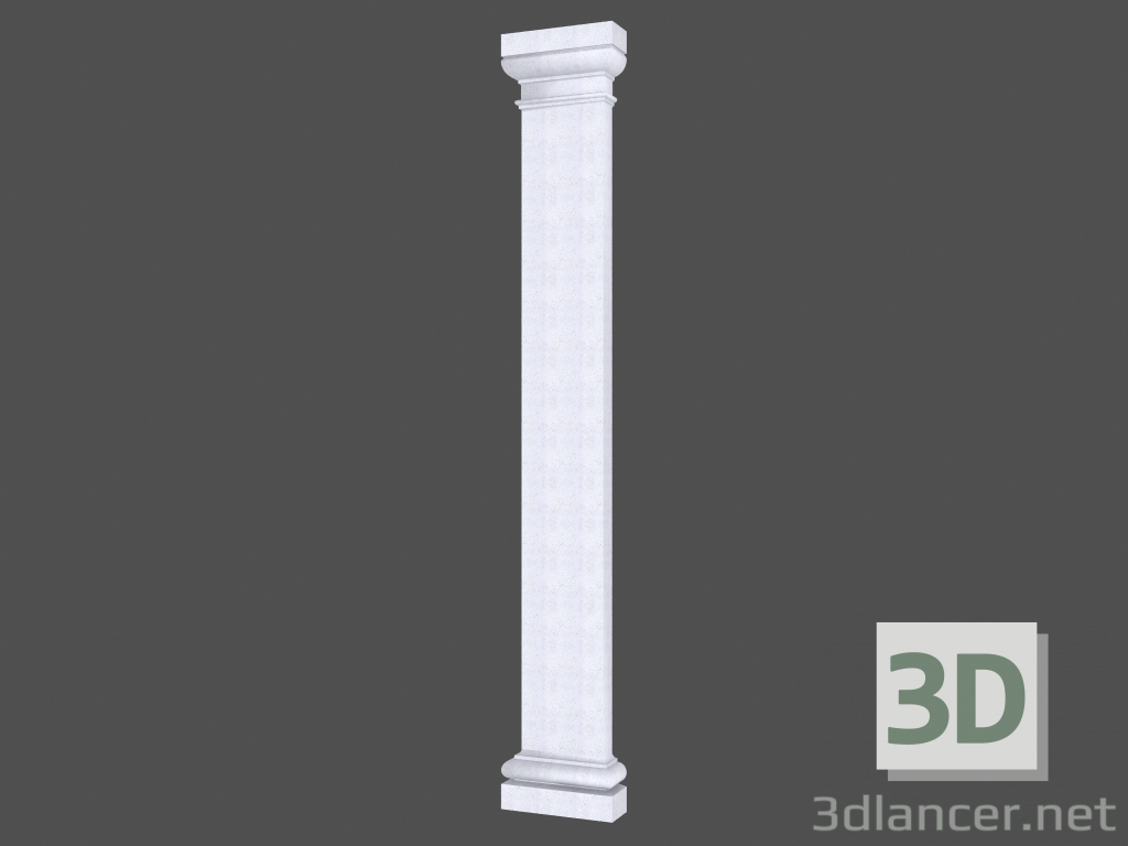 modello 3D Pilaster (P40T) - anteprima