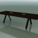 modèle 3D Table avec plan de travail 5010 (H 74-320 x 120 cm, wengé, composition 1) - preview