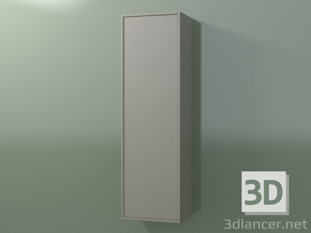 modello 3D Pensile con 1 anta (8BUBDCD01, 8BUBDCS01, Clay C37, L 36, P 24, H 120 cm) - anteprima