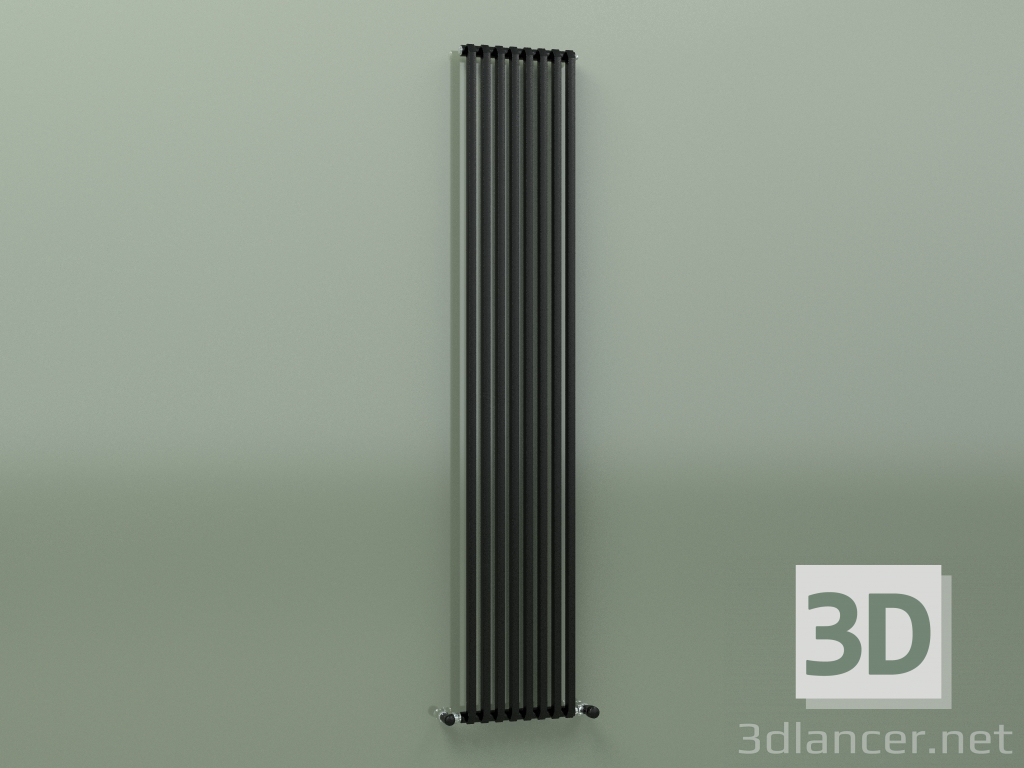 modèle 3D Radiateur SAX (H 1800 8 EL, Noir - RAL 9005) - preview