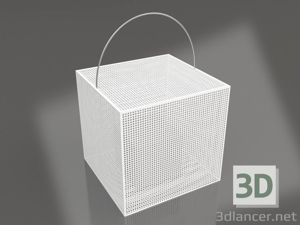 modello 3D Scatola portacandele 2 (Bianco) - anteprima