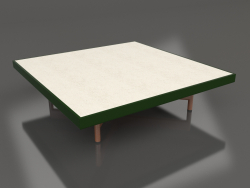 Square coffee table (Bottle green, DEKTON Danae)