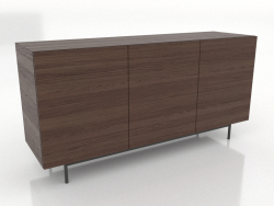 Cassettiera 1 1600 mm (noce scuro)