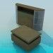 3d model Cupboard for TV and banquette - preview