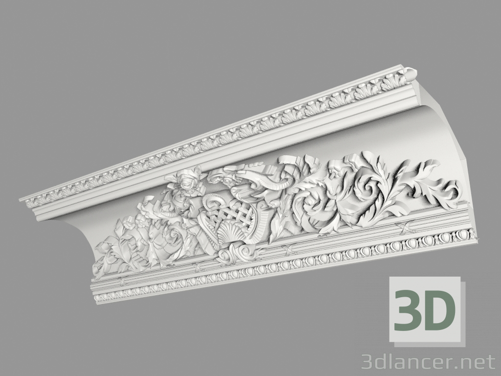 3D Modell Geformte Traufe (KF55ts) - Vorschau