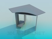 Computer corner table