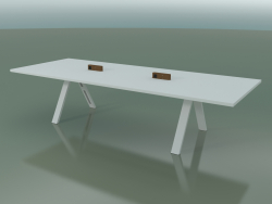 Table with office worktop 5010 (H 74 - 320 x 120 cm, F01, composition 1)