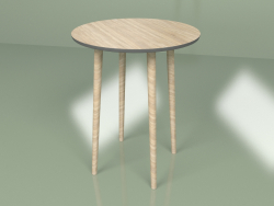 Table Spoutnik mini placage (gris foncé)