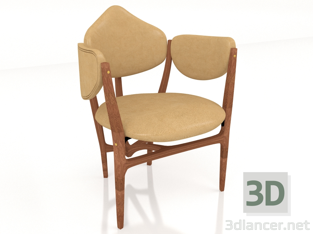 3D modeli Küçük koltuk Stellage 52 - önizleme