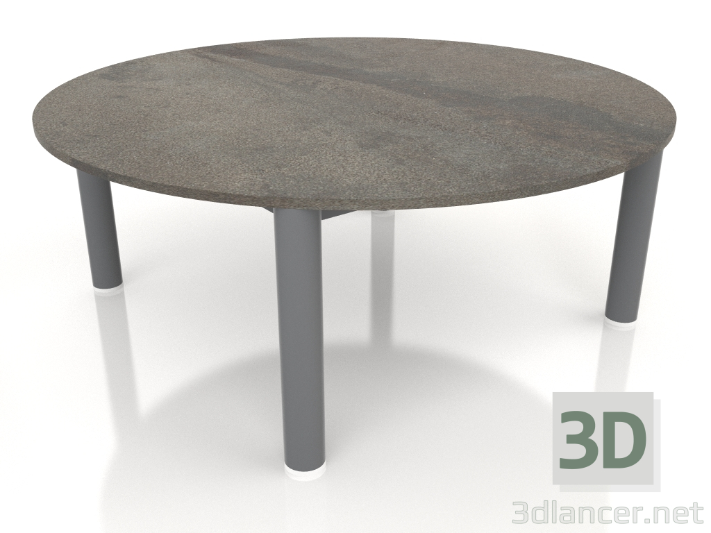 modello 3D Tavolino D 90 (Antracite, DEKTON Radio) - anteprima