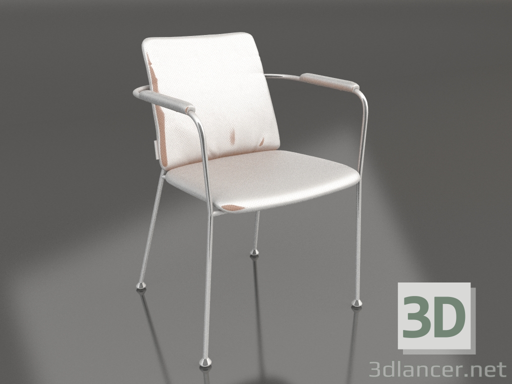 3d model Armchair Fab (Brown) - preview