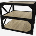 modèle 3D Table côté tour (522 001) - preview
