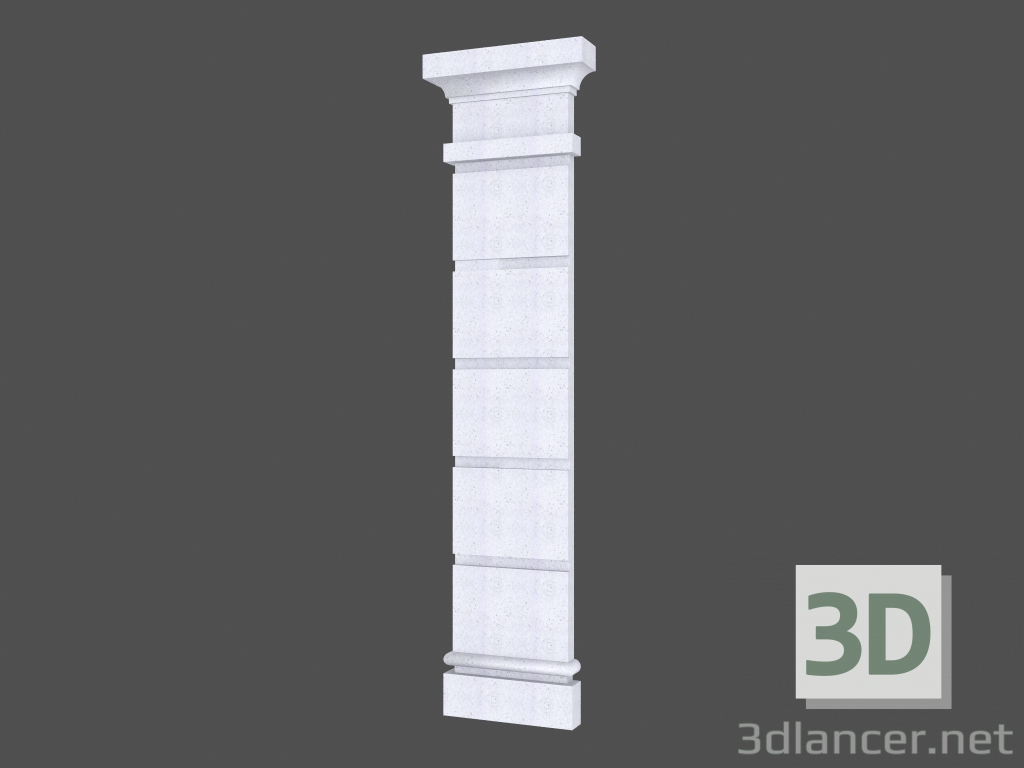 3D modeli Pilaster (P44R) - önizleme