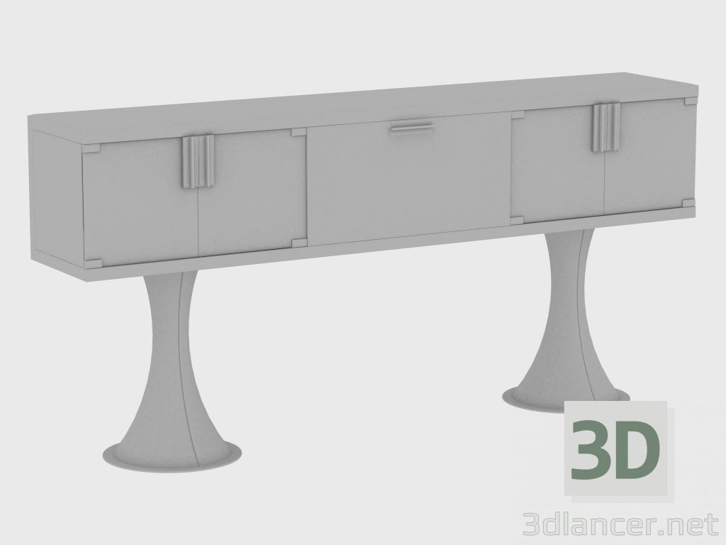 modèle 3D Buffet OSCAR CUPBOARD (240X45XH107) - preview