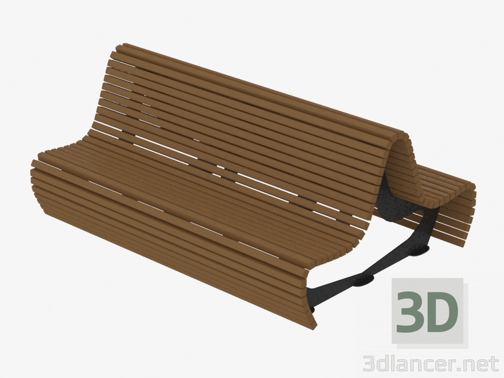 3D Modell Sitzbank (8044) - Vorschau