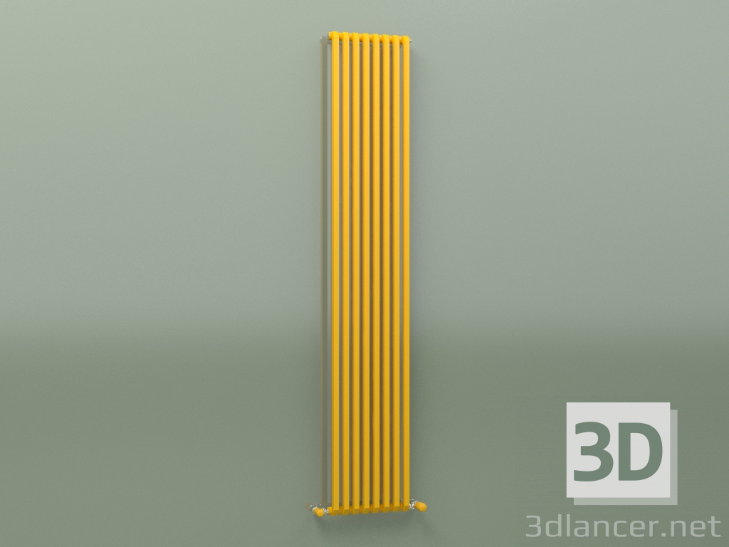 modèle 3D Radiateur SAX (H 1800 8 EL, jaune melon - RAL 1028) - preview