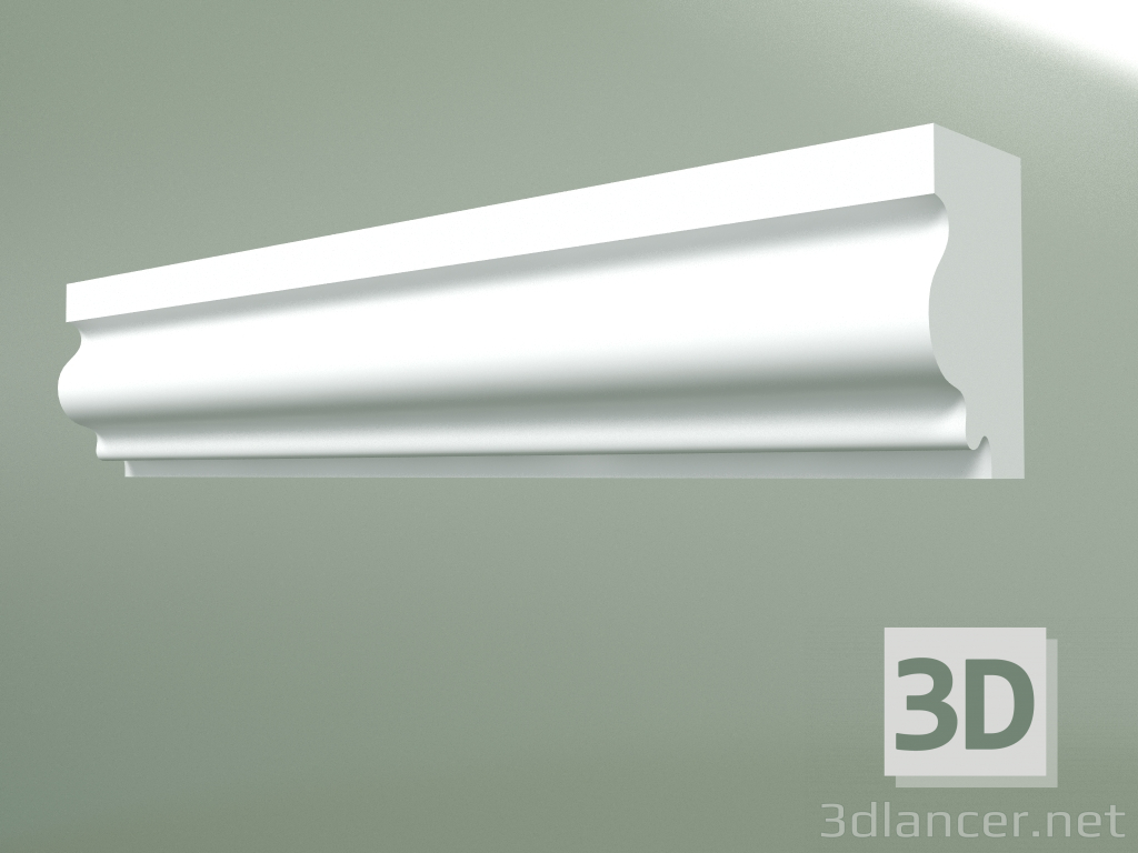 modello 3D Modanatura in gesso MT156 - anteprima