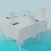 3d model A table in a restaurant - preview