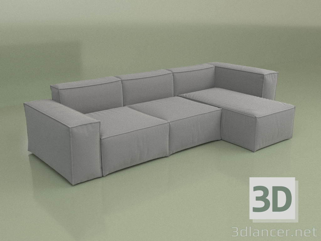 3D modeli medison kanepe - önizleme