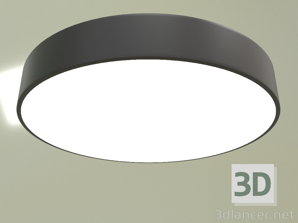 modello 3D Lampada da soffitto 3945-842RC 42W BK 4000K - anteprima