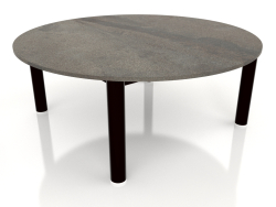 Coffee table D 90 (Black, DEKTON Radium)